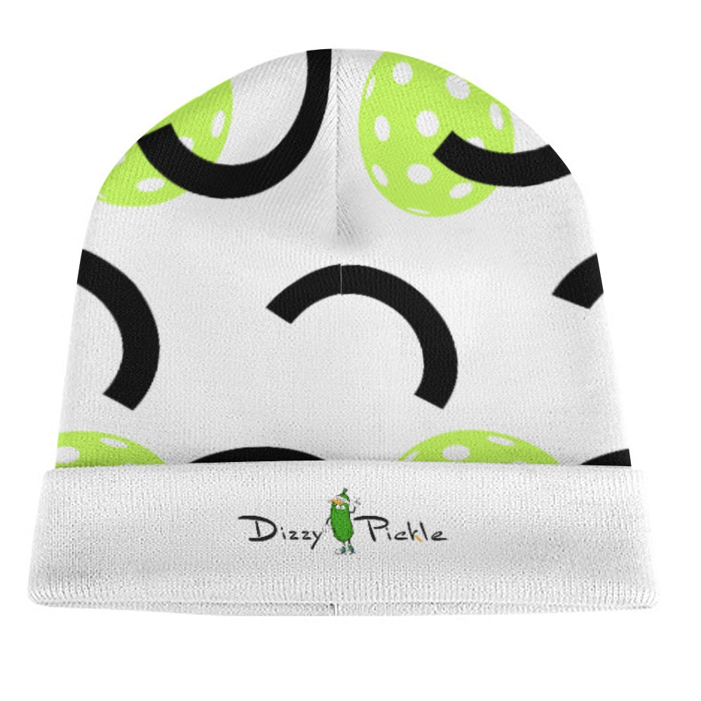 Dizzy Pickle Believe White One-Size Unisex Knitted Beanie