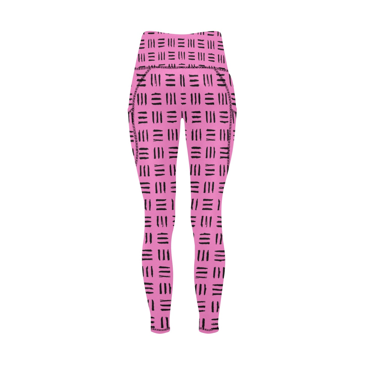 Dizzy Pickle Coming Up Daisies BP Weave Women's Pickleball Performance Leggings (Ankle Length, High-Waisted, & Two Side Pockets)