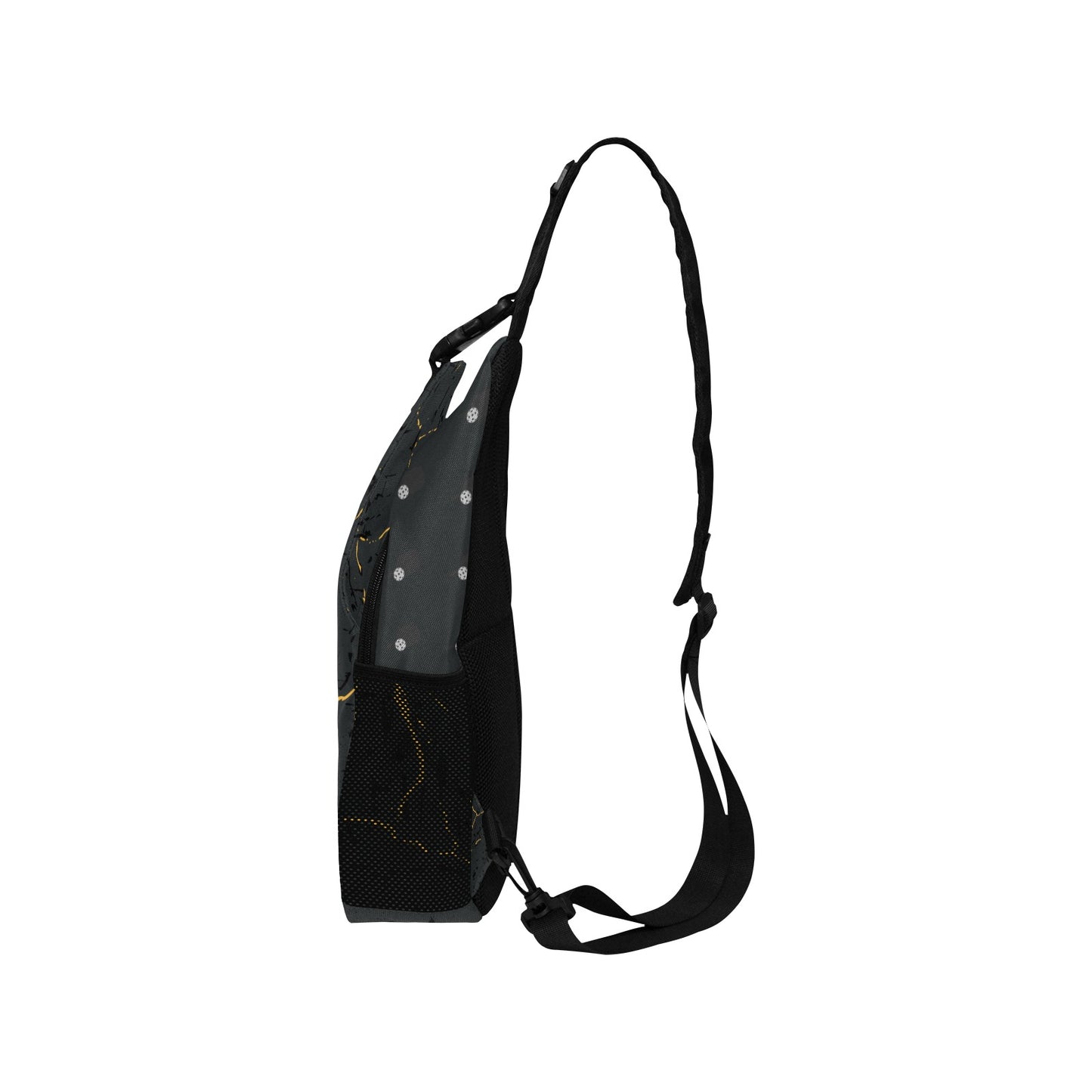 Dizzy Pickle Lynne Black Pickleball Grab-N-Go Crossbody Casual Chest Bag