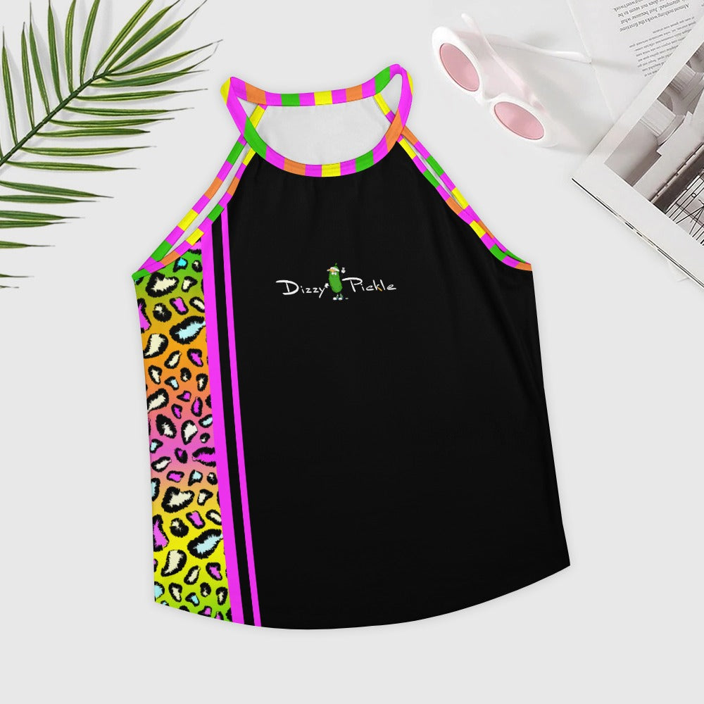 Dizzy Pickle Amber Rainbow Women's Pickleball Crew Neck Vest