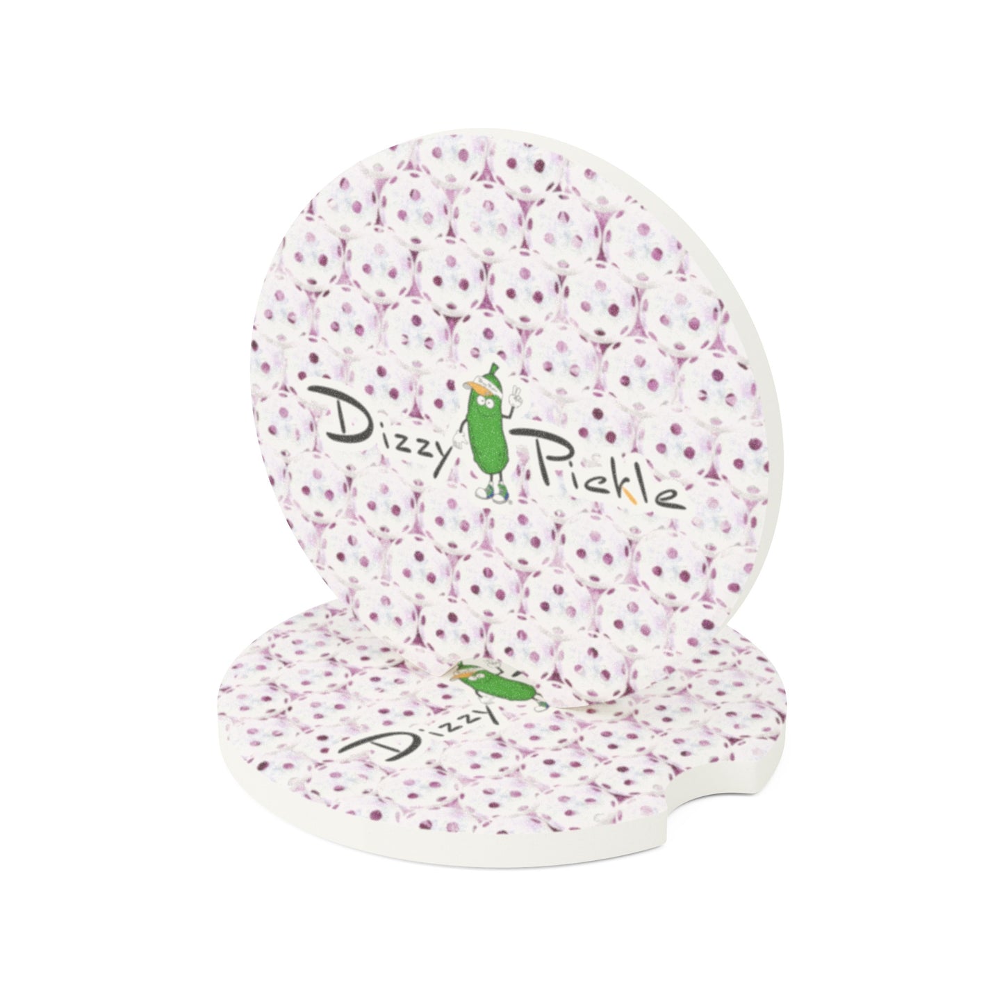 Dizzy Pickle Heidi RW Balls Soapstone Car Coaster