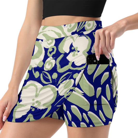 Dizzy Pickle Lesia BSC Collection Straight-Line Skirt with Inner Shorts and Pocket