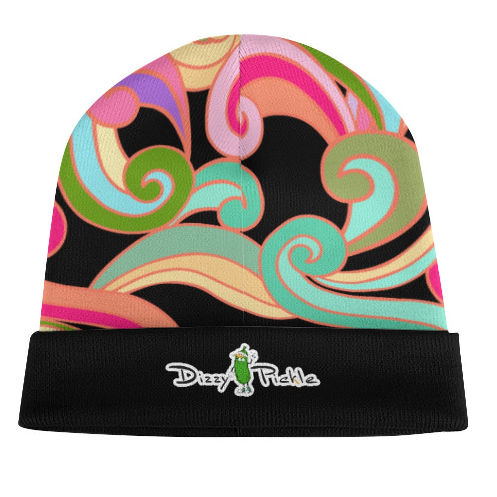 Dizzy Pickle Anna Black One-Size Knitted Beanie