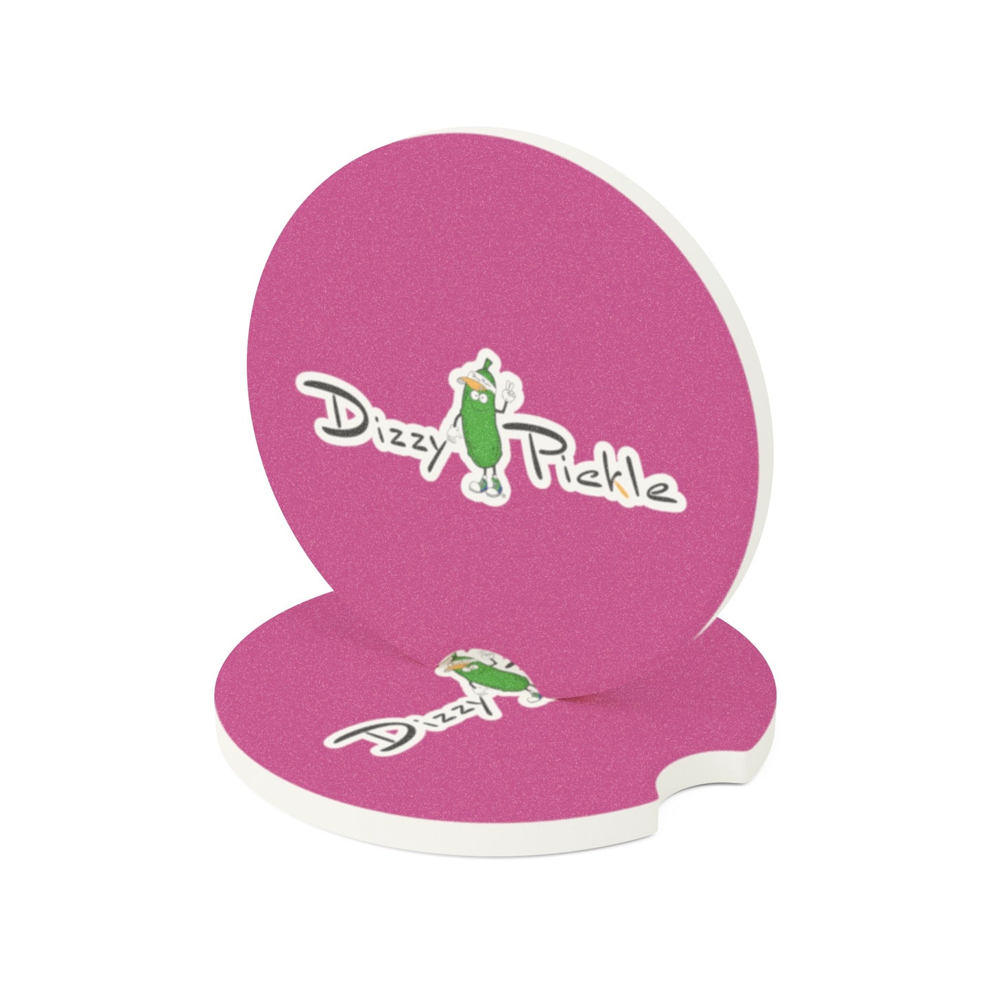 Dizzy Pickle DZY P Classic Magenta Soapstone Car Coaster