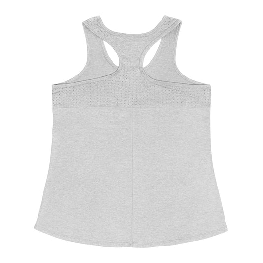 Dizzy Pickle DZY P Classic Silver Women's Double-Cross Straps Racerback Sports Top