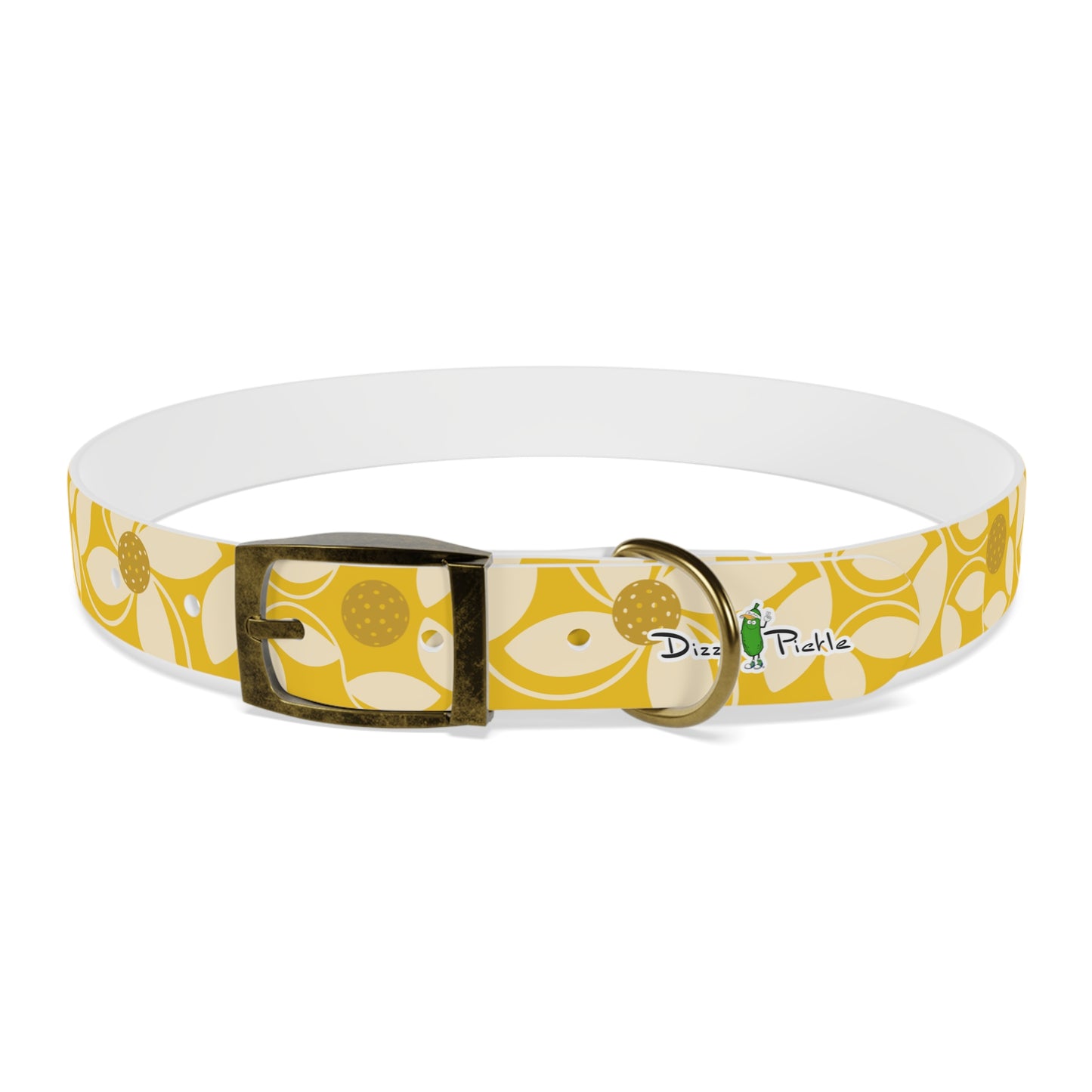 Dizzy Pickle Beth Gold Pickleball Dog Collar