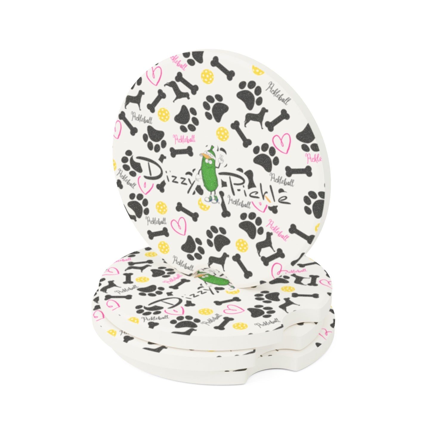 Dizzy Pickle Millie Soapstone Car Coaster