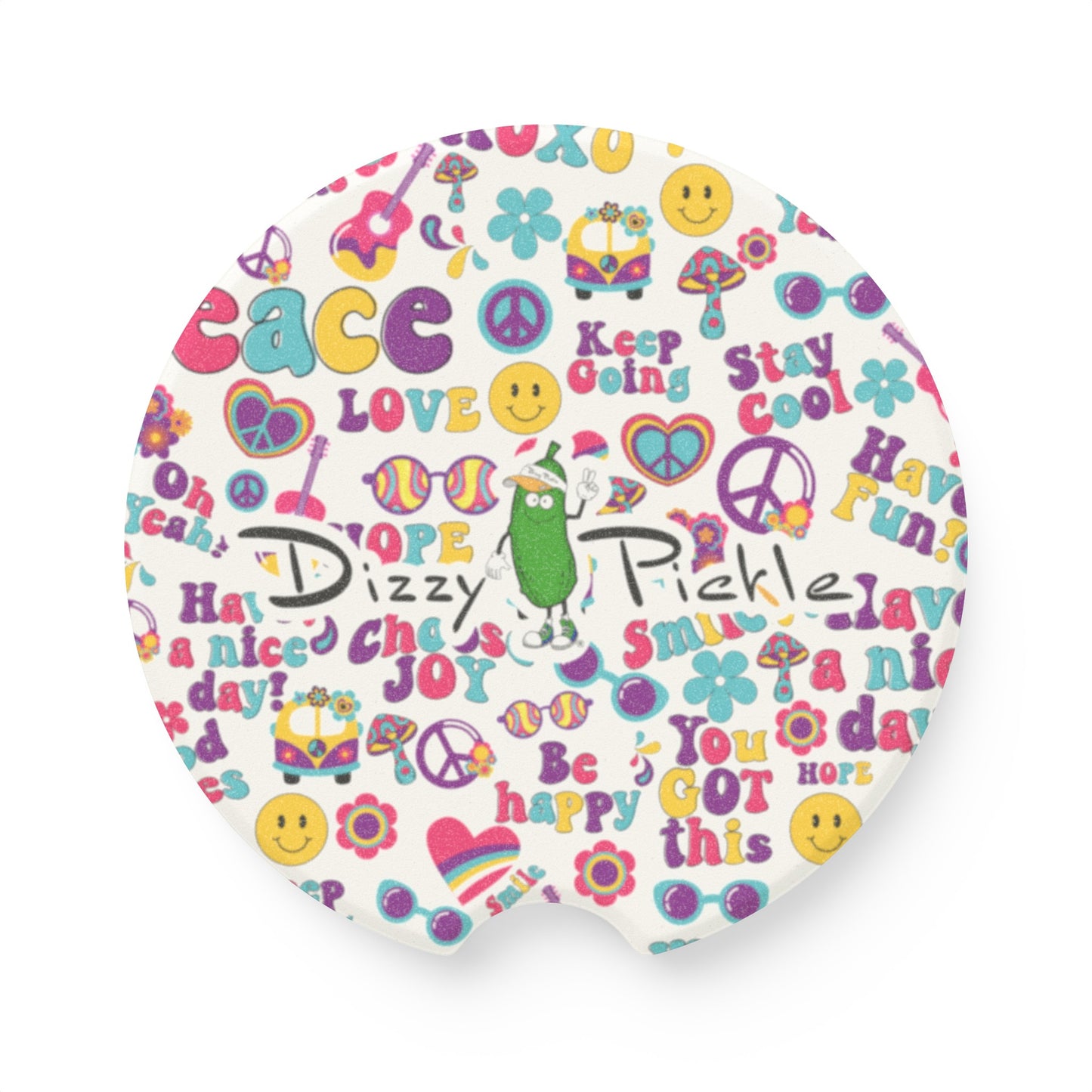 Dizzy Pickle Jenny Soapstone Car Coaster