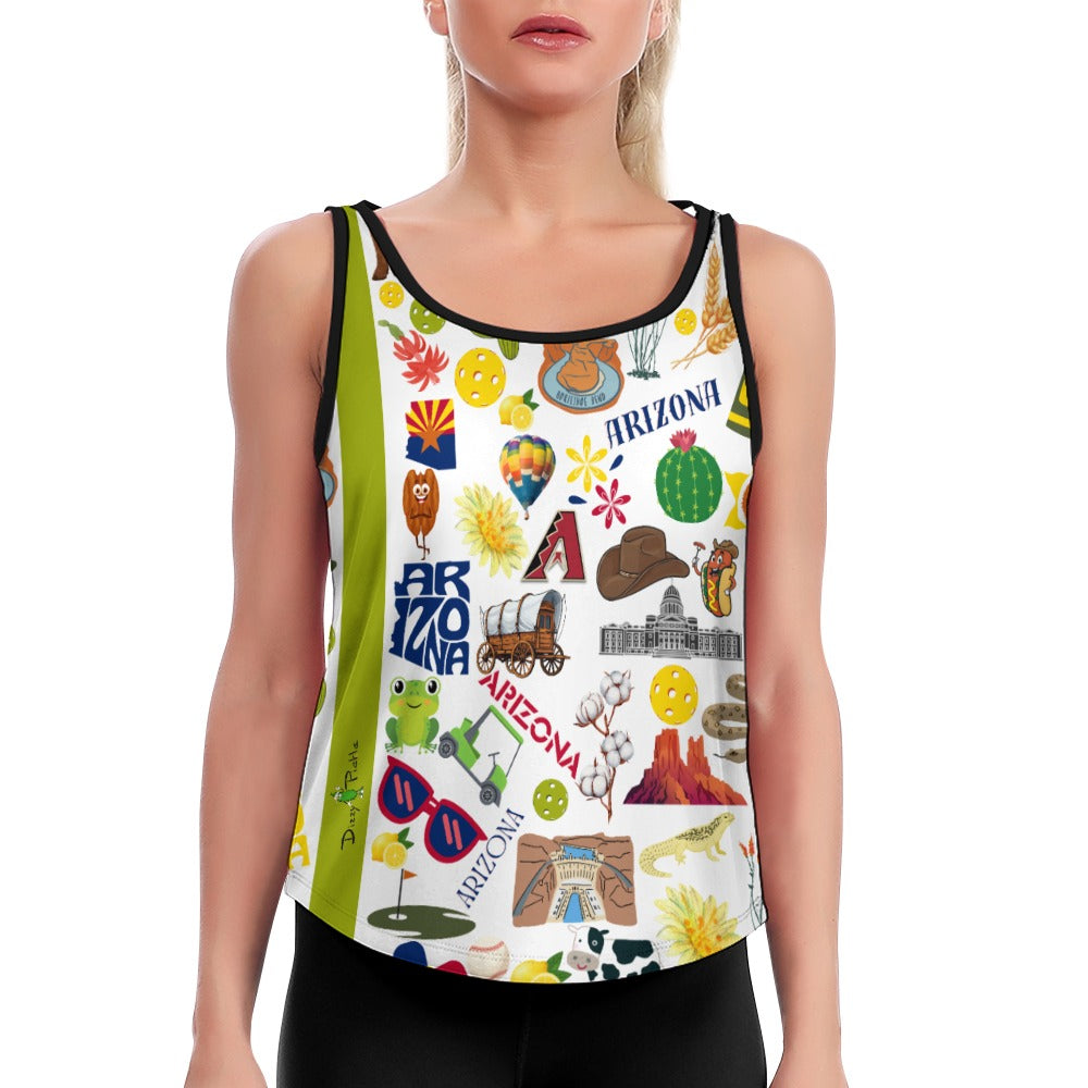 Dizzy Pickle Arizona Women's Pickleball Active Performance Loose Yoga Vest