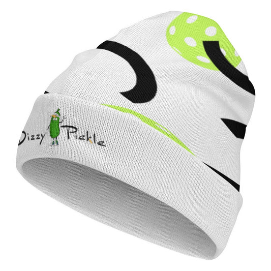 Dizzy Pickle Believe White One-Size Unisex Knitted Beanie