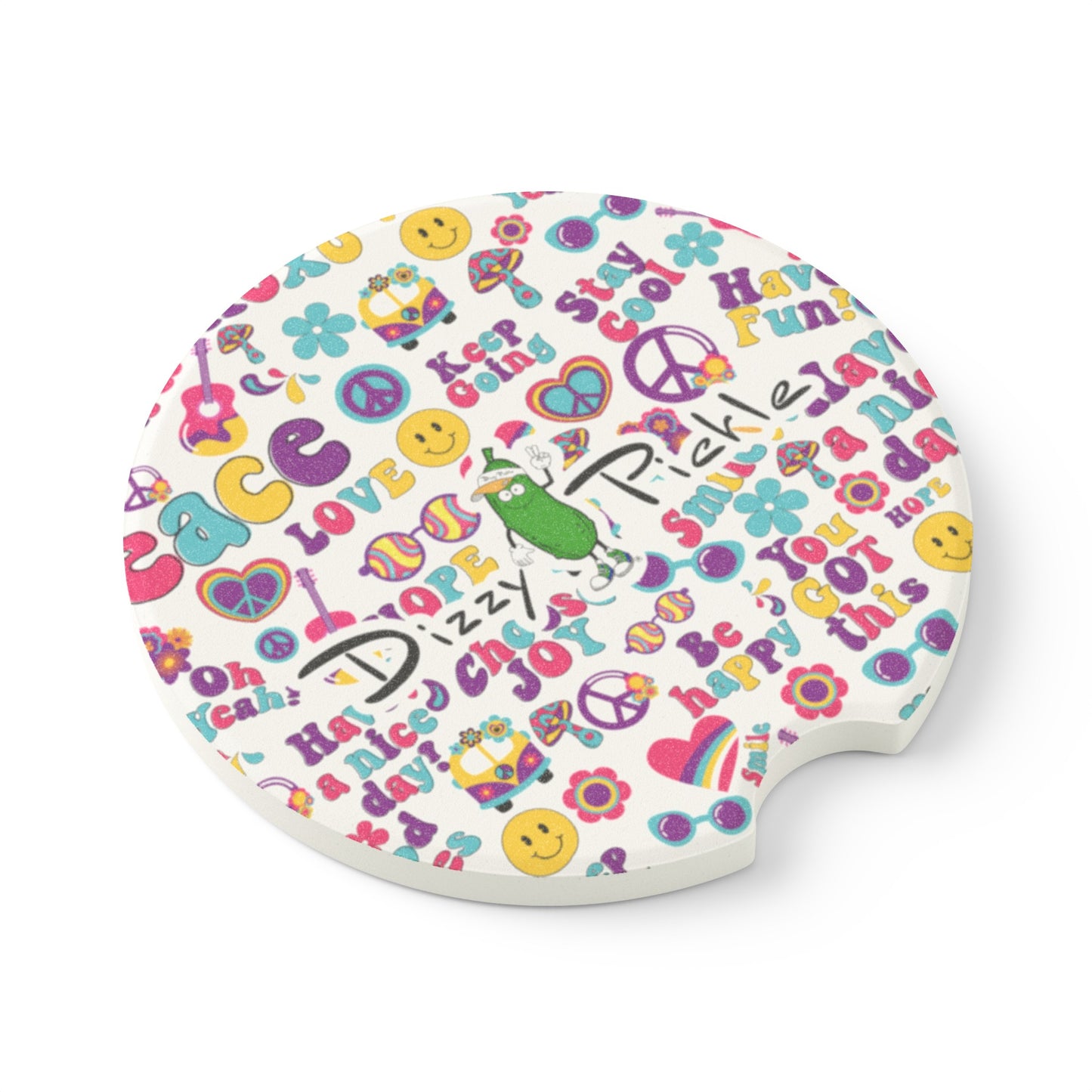 Dizzy Pickle Jenny Soapstone Car Coaster