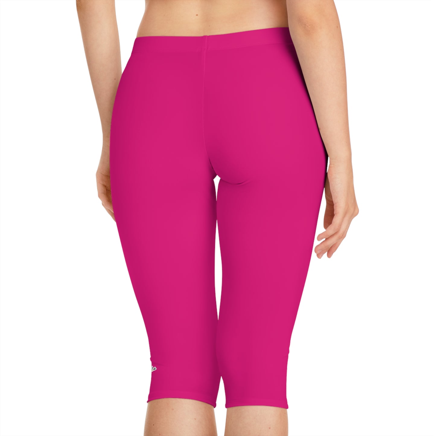 Dizzy Pickle DZY P Classic Hot Pink Women's Pickleball Knee-Length Mid-Rise Capris