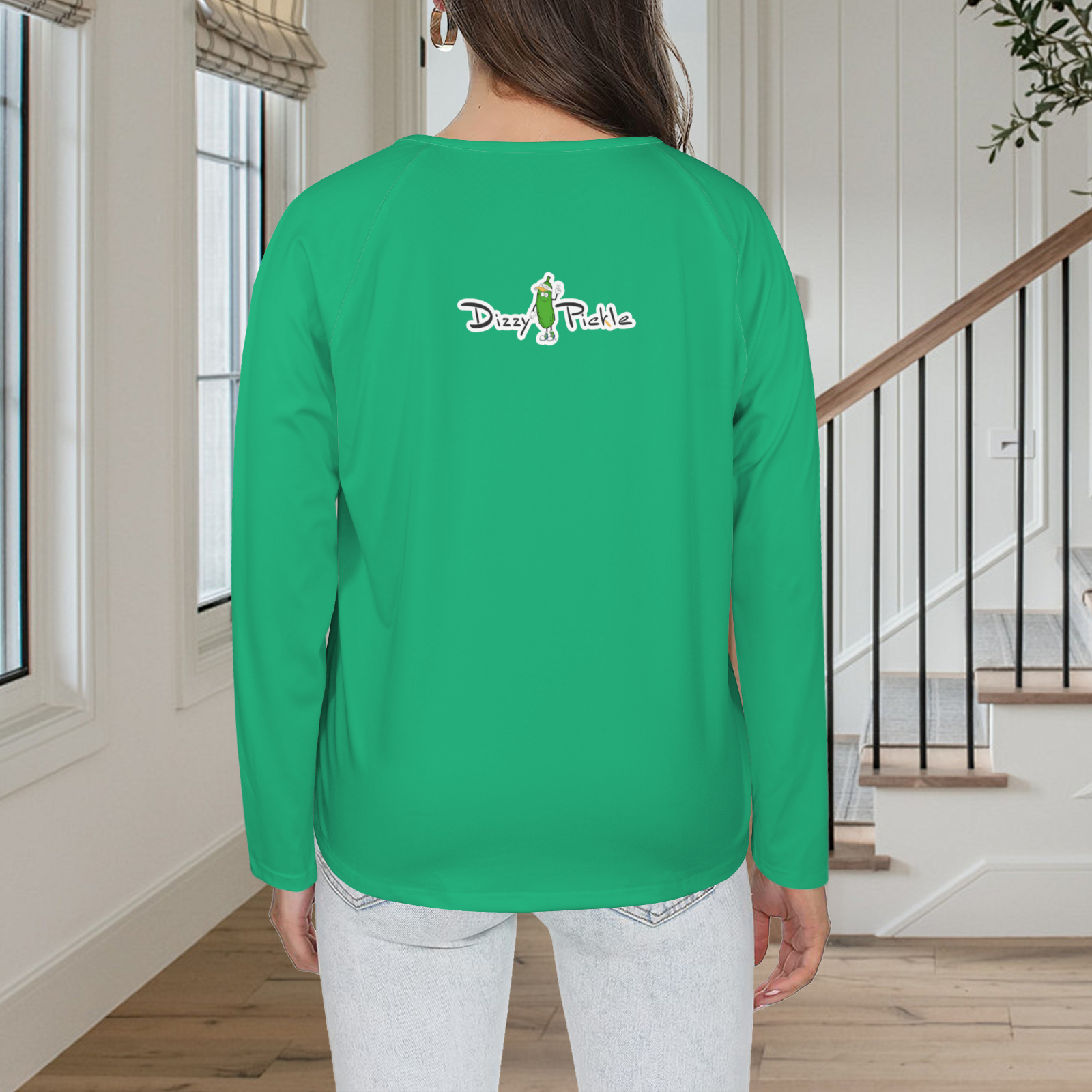 Three Button Long Sleeve Green