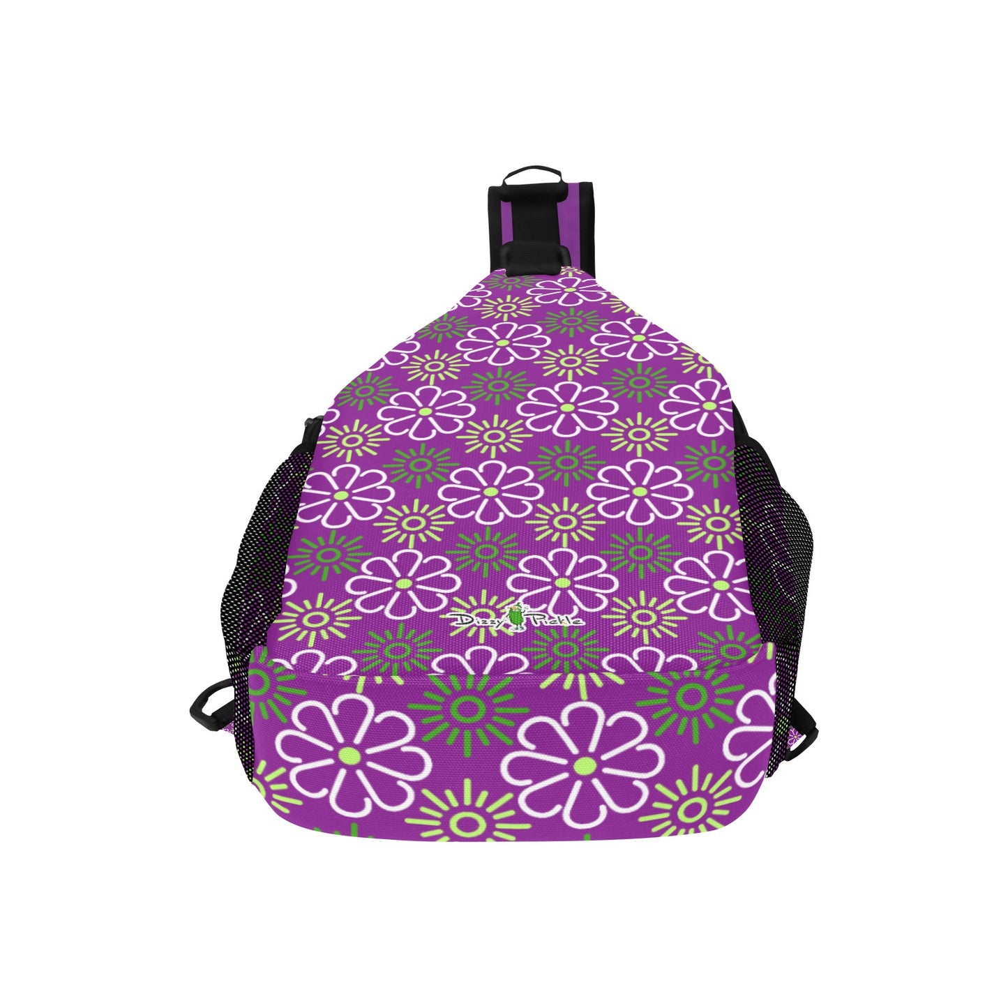 Dizzy Pickle April Purple Pickleball Grab-N-Go Crossbody Casual Chest Bag