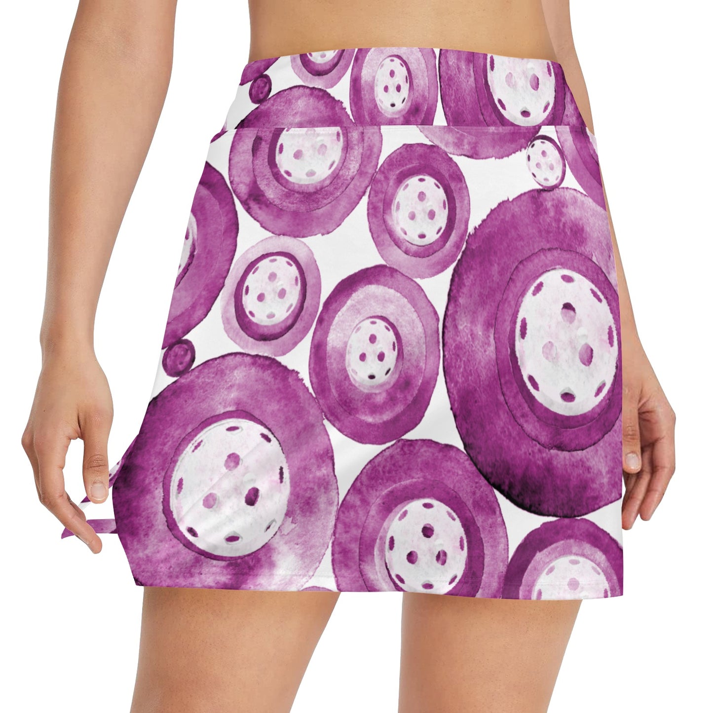 Dizzy Pickle Heidi MW Balls Women's Pickleball 18" Athletic Skort with Inner Shorts and Two Ball Pockets