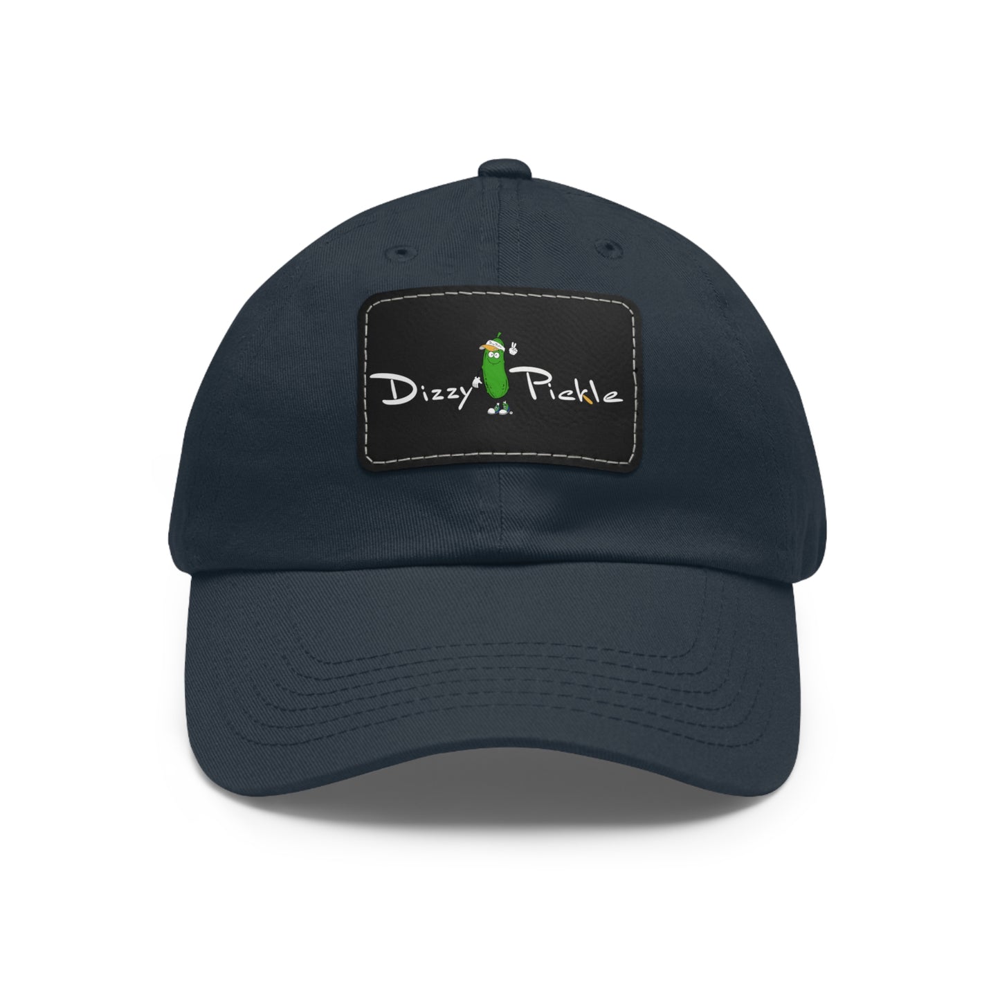 Dizzy Pickle DZY P Classic Unisex low-profile Hat with Leather Patch v2