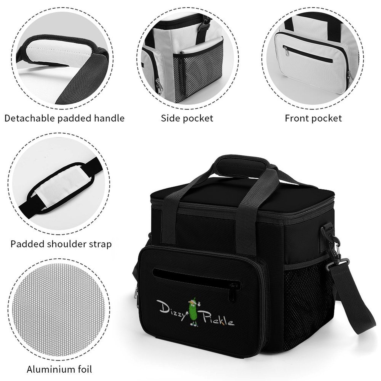 Custom Large Insulated Cooler Bag Thermal Tote With Shoulder