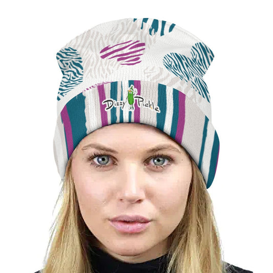 Dizzy Pickle Shelley Deep White One-Size Knitted Beanie