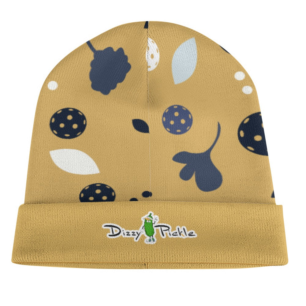 Dizzy Pickle Lesley Gold One-Size Knitted Beanie