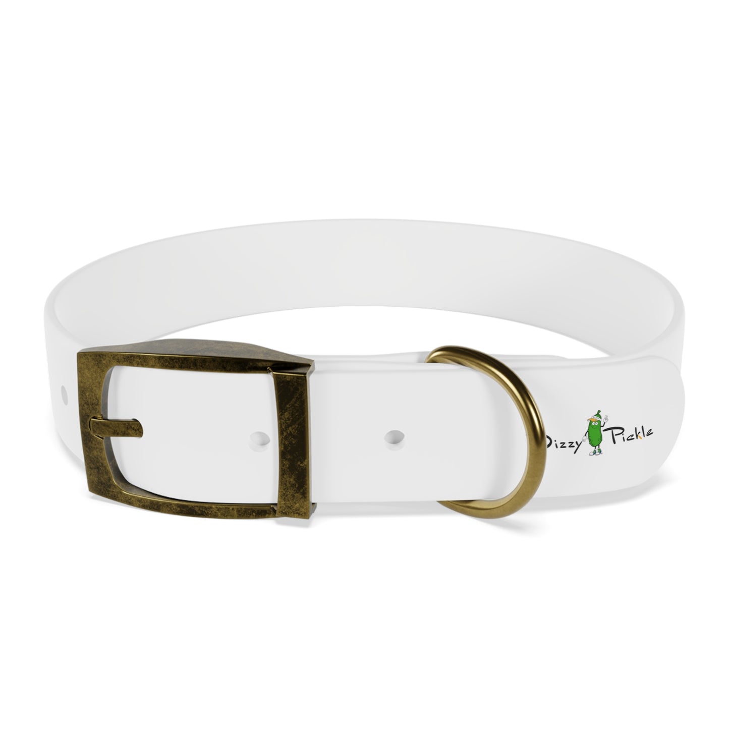 Dizzy Pickle Heidi BW Balls Pickleball Dog Collar