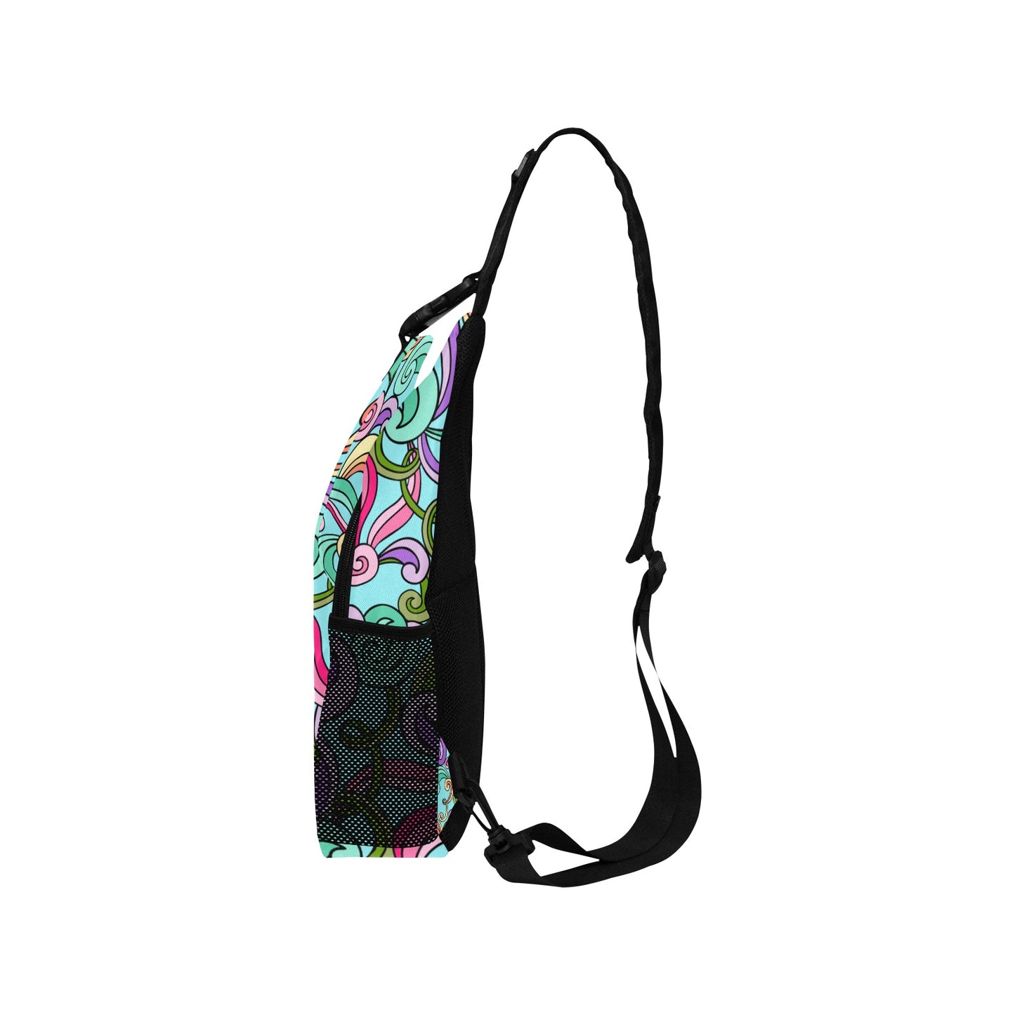 Dizzy Pickle Anna Blue Pickleball Grab-N-Go Crossbody Casual Chest Bag