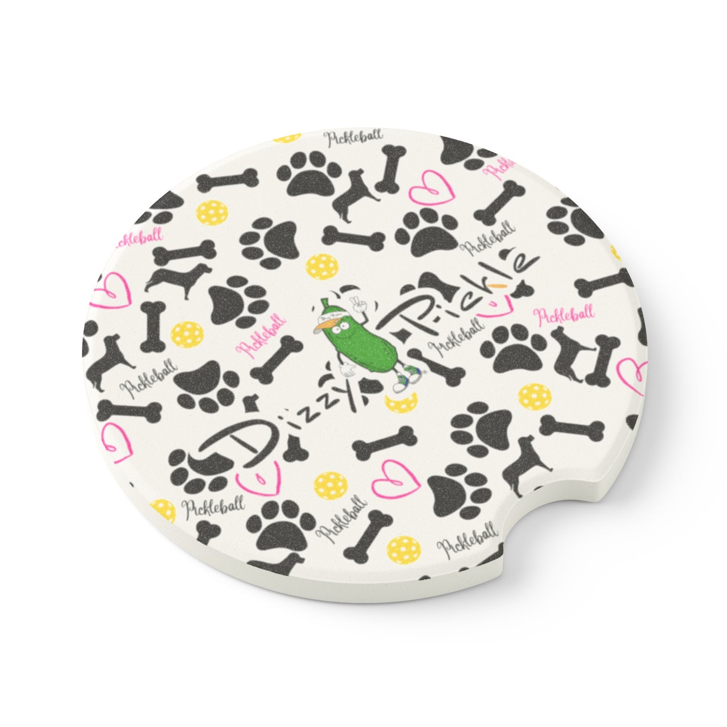 Dizzy Pickle Millie Soapstone Car Coaster