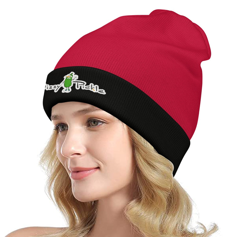 Dizzy Pickle DZY P Classic Red/Black Unisex Knitted Beanie