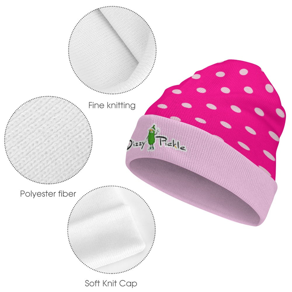 Dizzy Pickle Avery Polka Dots One-Size Knitted Beanie