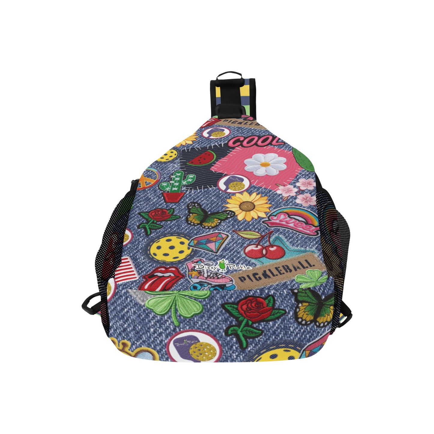 Dizzy Pickle Amy Patches Pickleball Grab-N-Go Crossbody Casual Chest Bag