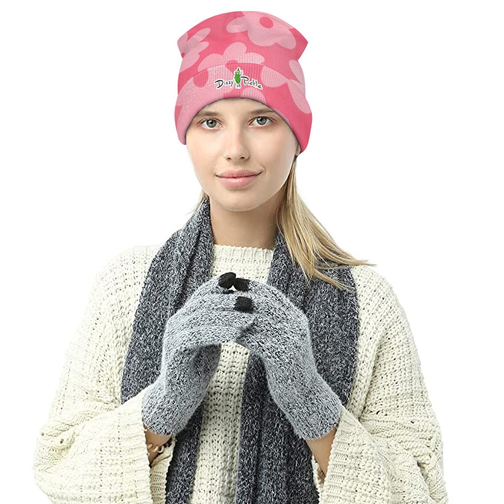 Dizzy Pickle Adleigh Blooms One-Size Knitted Beanie