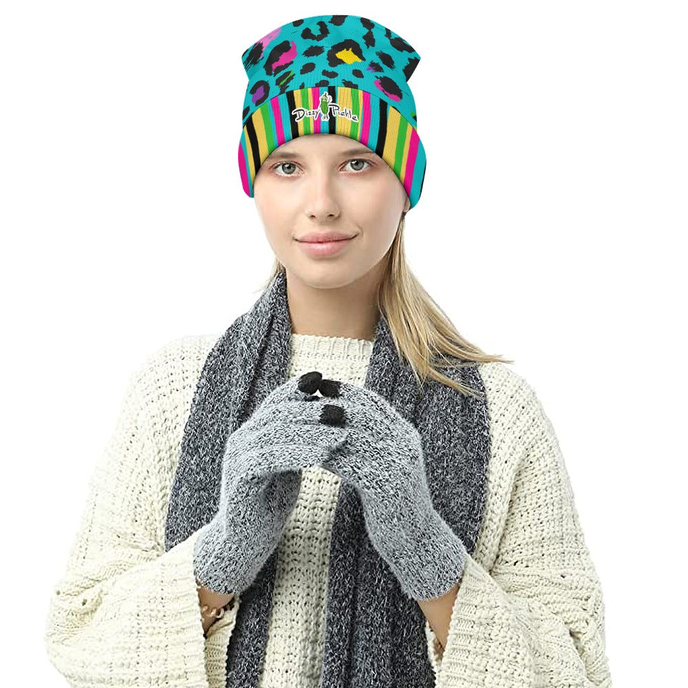 Dizzy Pickle Amber Cool Teal One-Size Knitted Beanie