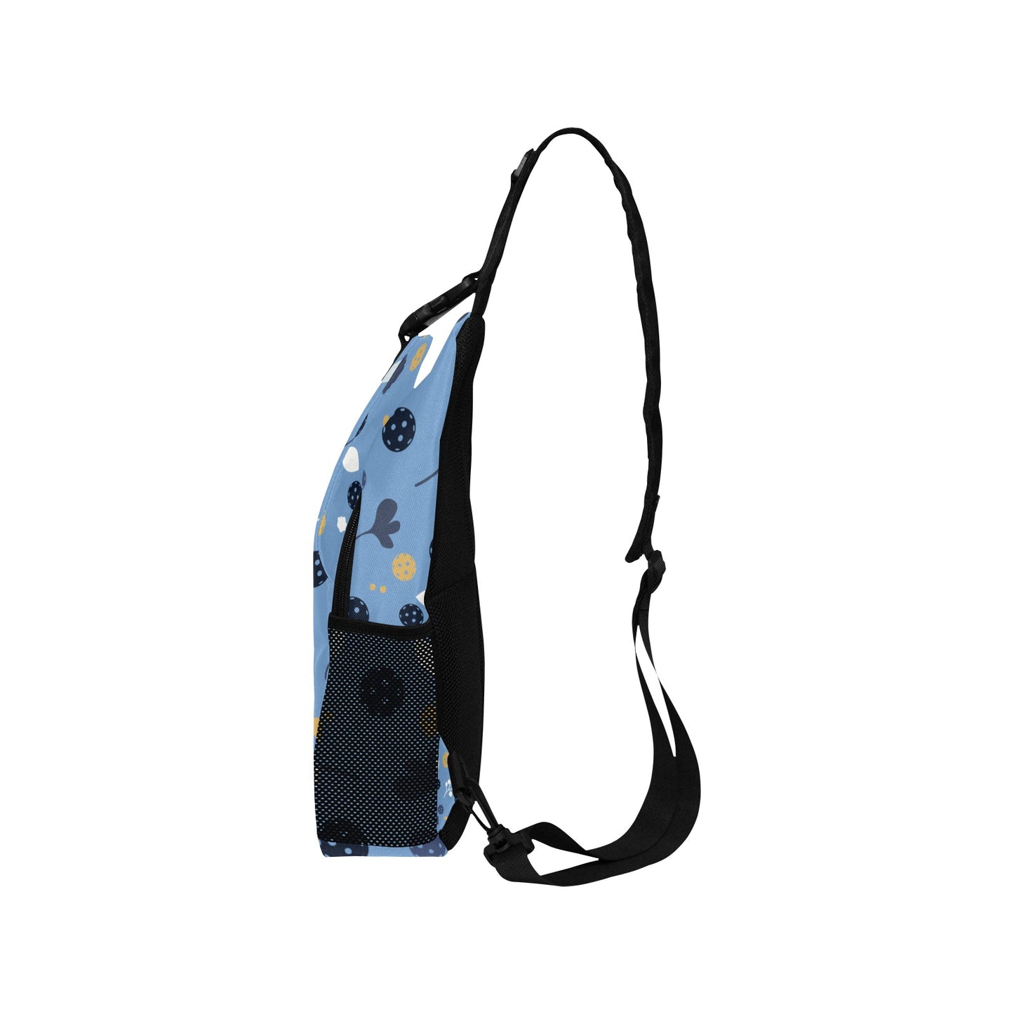 Dizzy Pickle Lesley Light Blue Pickleball Grab-N-Go Crossbody Casual Chest Bag