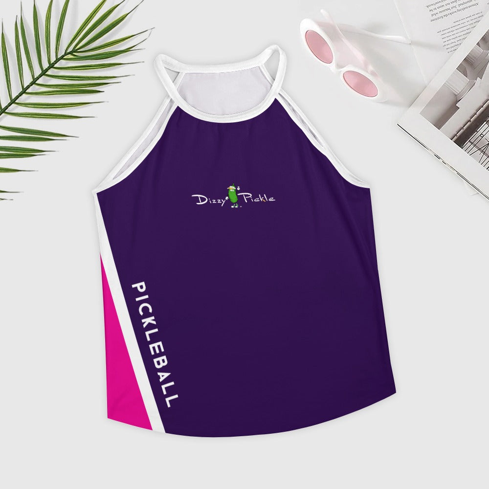 Dizzy Pickle Performance DS Women's Pickleball Sleeveless Crew Neck Vest Deep Purple  Fuchsia