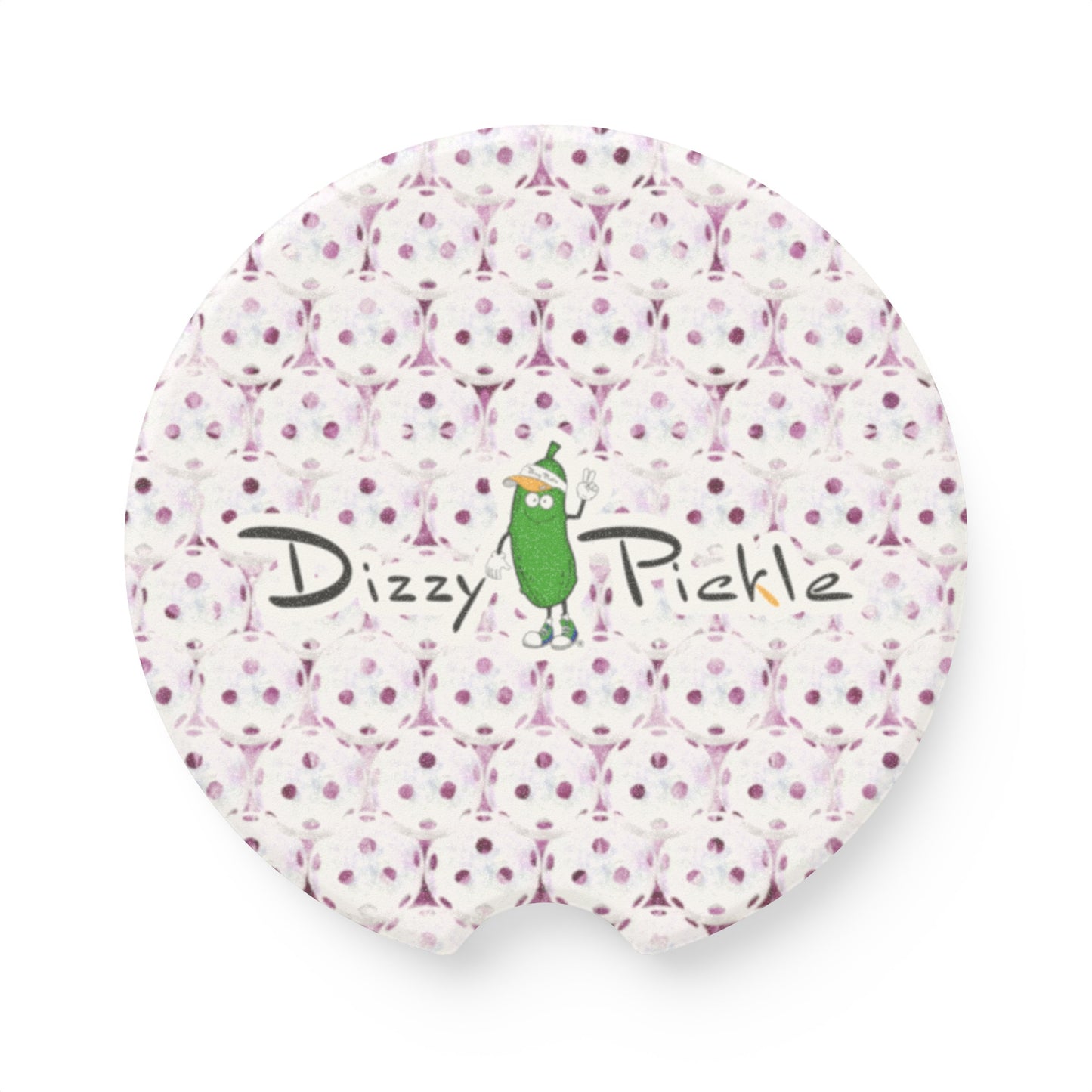 Dizzy Pickle Heidi RW Balls Soapstone Car Coaster