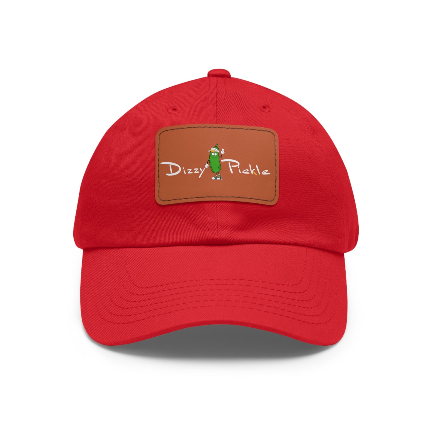 Dizzy Pickle DZY P Classic Unisex low-profile Hat with Leather Patch v2