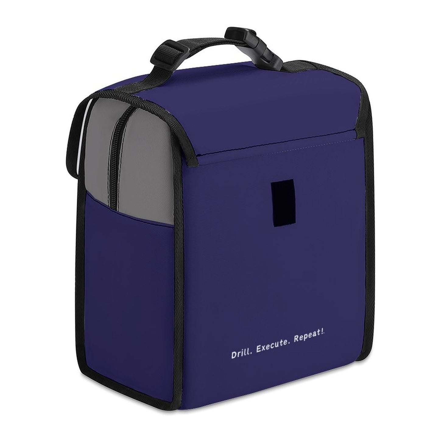 Custom Flip Top Insulated Lunch Bag Thermal Cooler Tote With Handle
