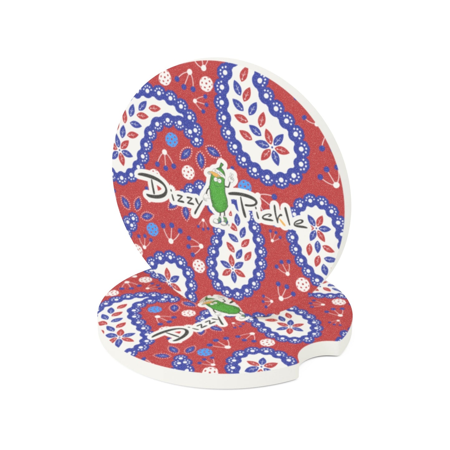 Dizzy Pickle Martha Soapstone Car Coaster