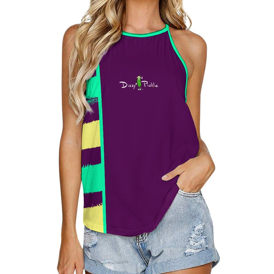 Dizzy Pickle Charlotte Stripes Women's Pickleball Crew Neck Vest