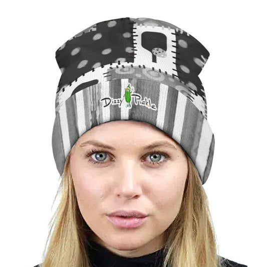 Dizzy Pickle Mary Patches One-Size Knitted Beanie