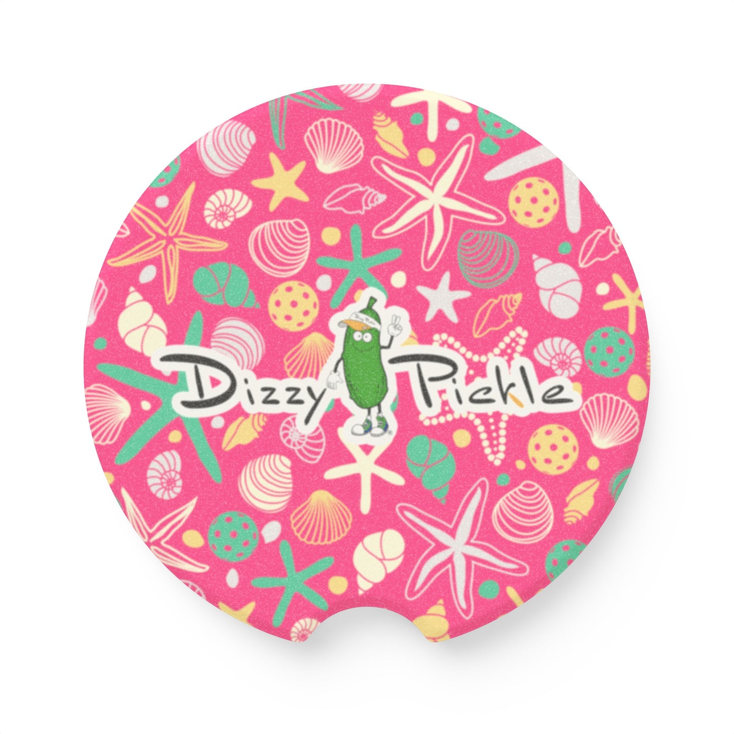 Dizzy Pickle MaryEllen Soapstone Car Coaster