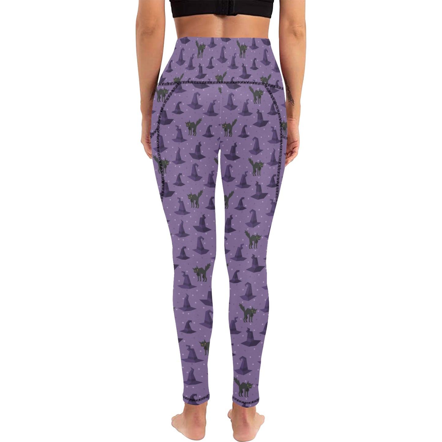 Dizzy Pickle Halloween 103112 Women's Pickleball Performance Leggings (Ankle Length, High-Waisted, & Two Side Pockets)