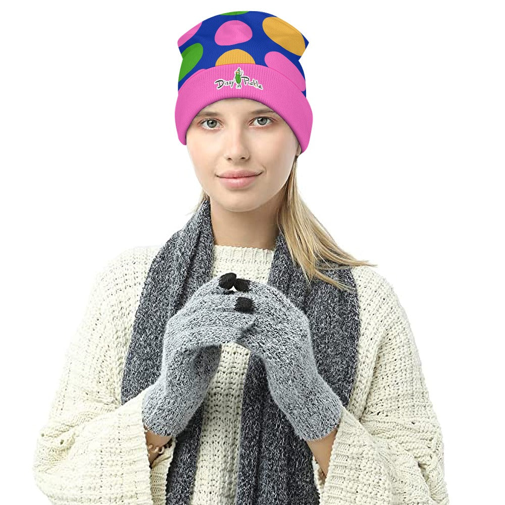 Dizzy Pickle Rita Polka Dots One-Size Knitted Beanie