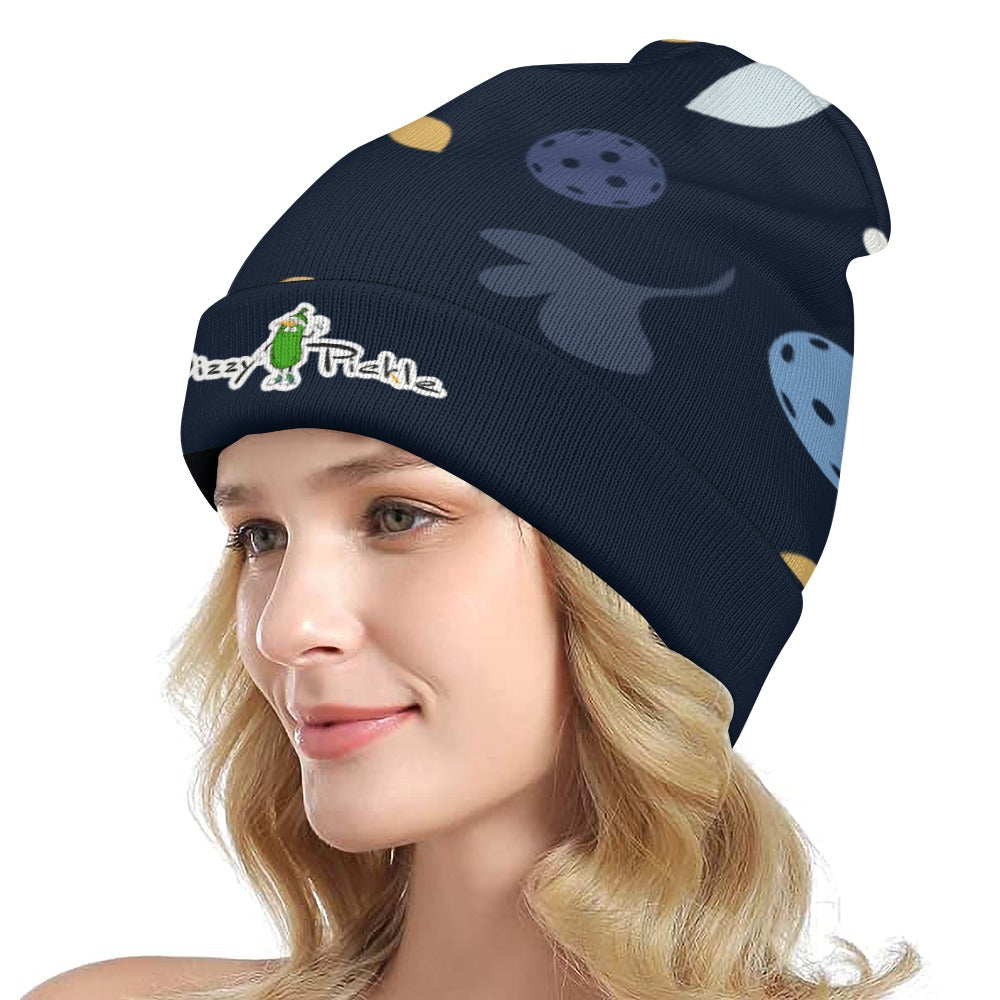 Dizzy Pickle Lesley Dark Blue One-Size Knitted Beanie