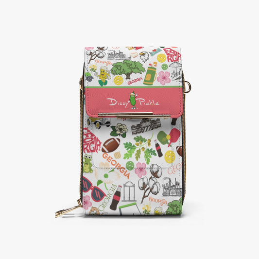 Dizzy Pickle Georgia Women's Pickleball Mobile Phone  Crossbody Bag