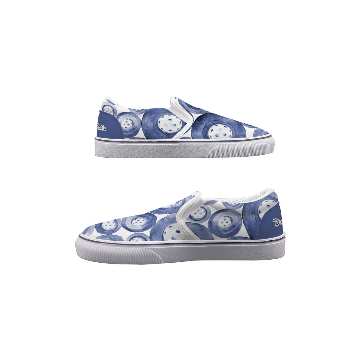 Dizzy Pickle Heidi BW Main Women's Casual Slip-On Canvas Shoes