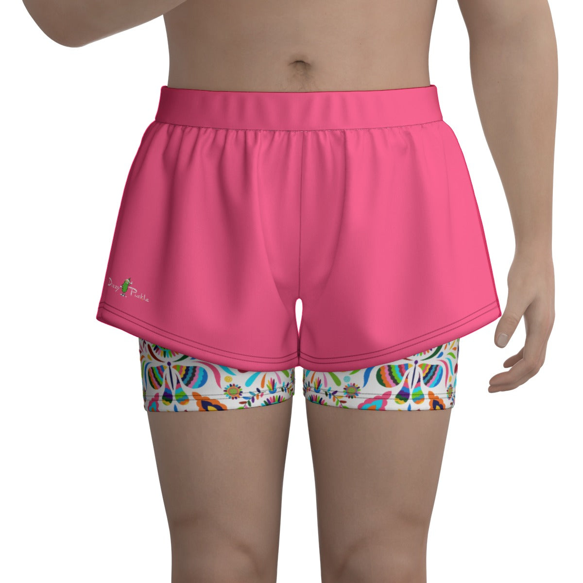 5X-LARGE Dizzy Pickle Courtney RM Women's Pickleball Sports Lined 2-in-1 Shorts