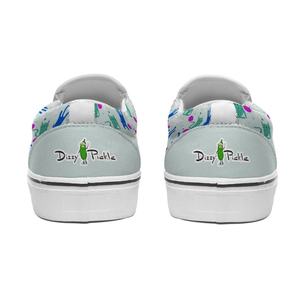 Dizzy Pickle GrayC Main Women's Casual Slip-On Canvas Shoes