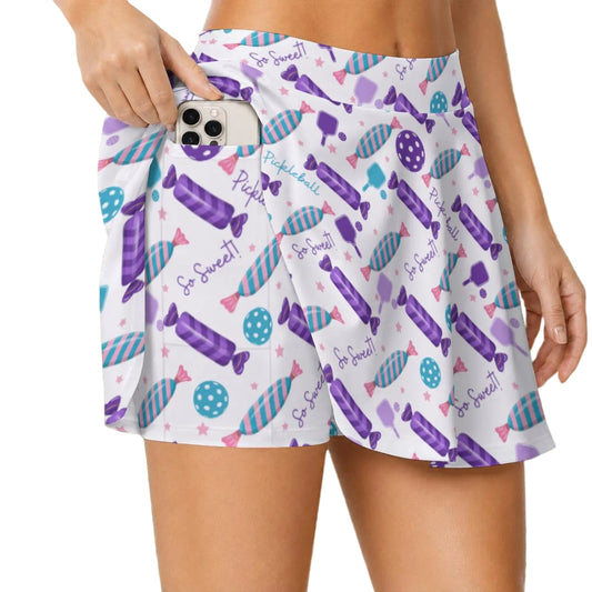 Dizzy Pickle So Sweet Women's (16" - 17") Active A-Line Swing Pickleball Skort