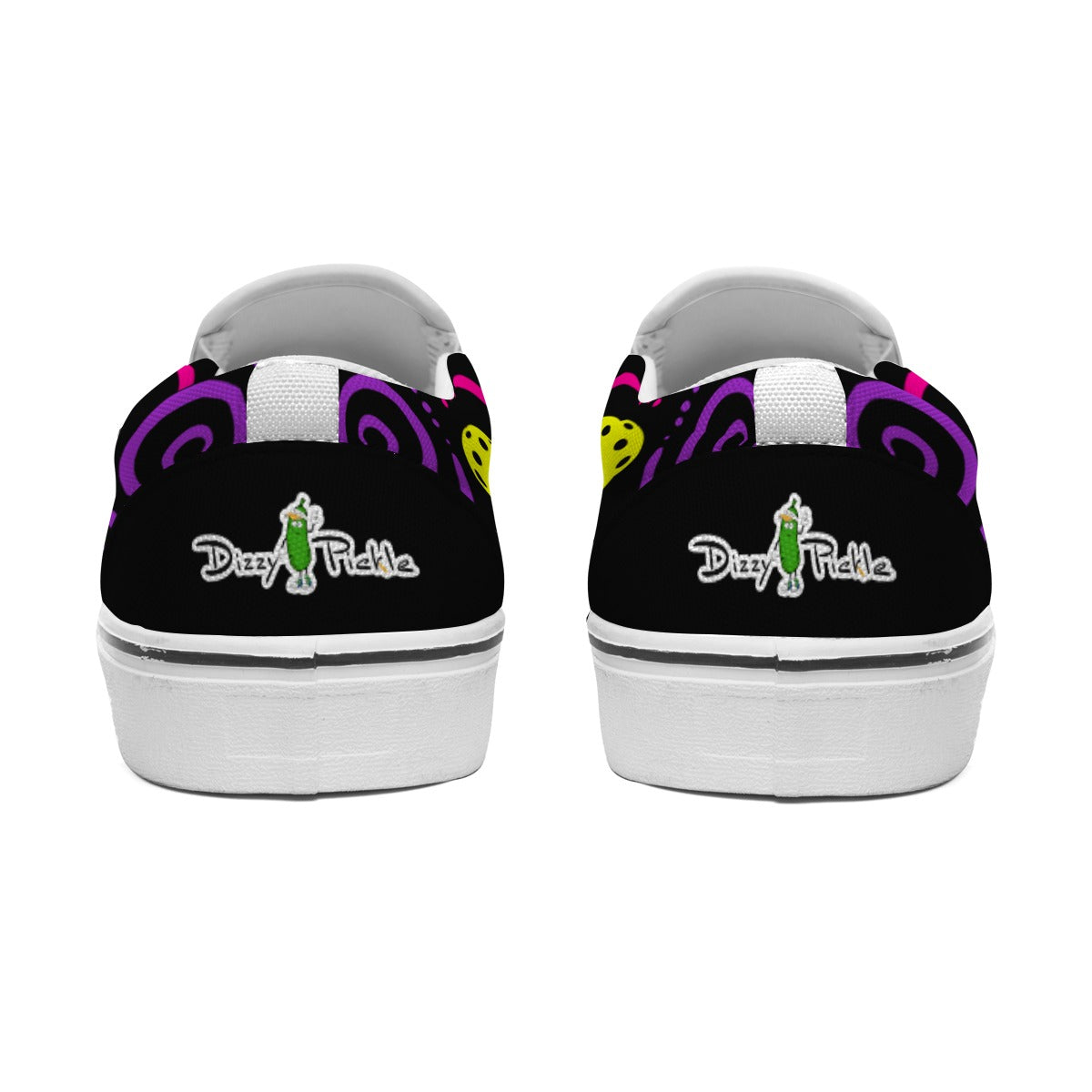 Dizzy Pickle It's Swell Black Women's Casual Slip-On Canvas Shoes