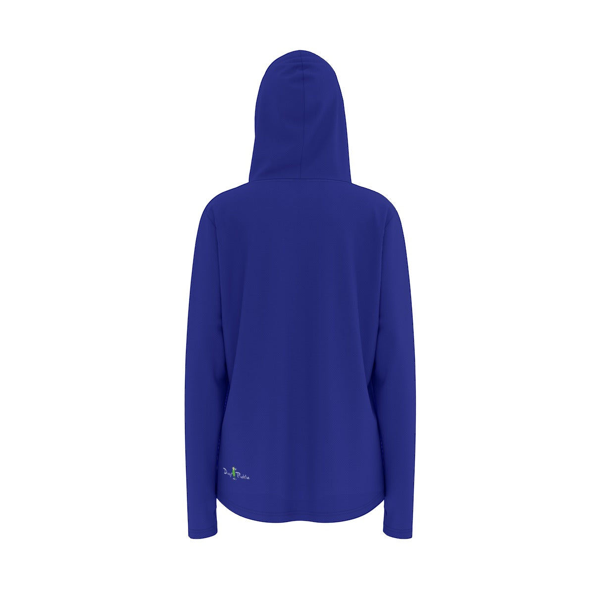 Dizzy Pickle Lesia Blue Women's Pickleball Sunscreen Sports Hoodie with Thumb Holes